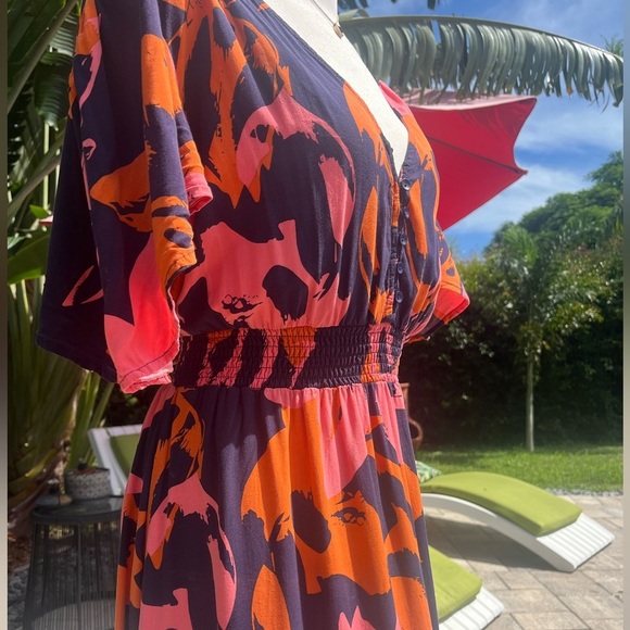 Anthropologie Abel The Label Floral Midi Dress - size medium - Picture 9 of 14